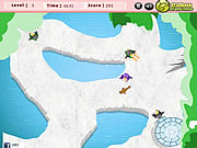 Флеш игра онлайн Пингвин катанию 2 / Penguin Skating 2